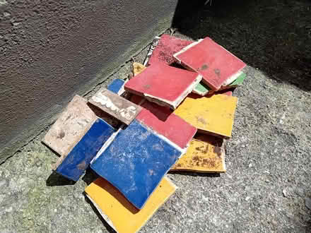 Photo of free Coloured broken tiles (Firhouse) #1