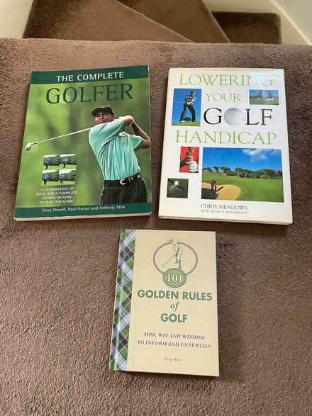 Photo of free Three golf books (Nunnery Wood WR5) #1