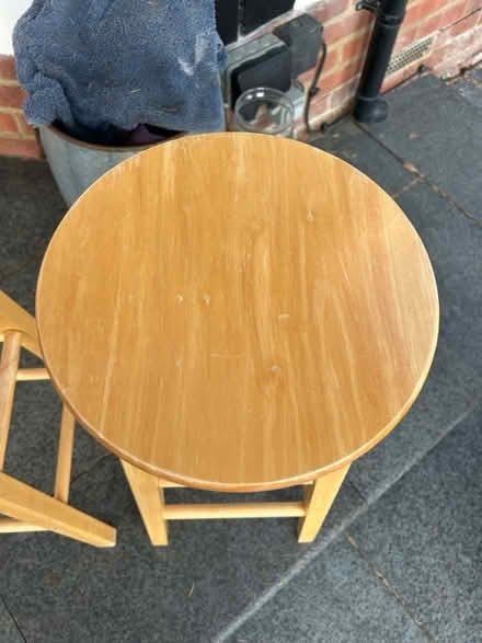 Photo of free 2 bar stools (Sevenoaks) #2