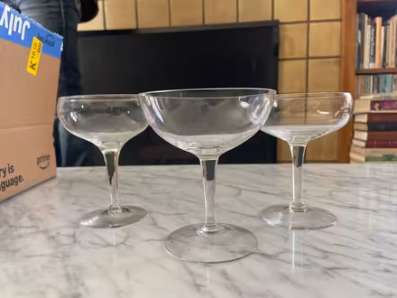 Photo of free Coupe Champagne Flutes - Set of 10 (North Berkeley) #2