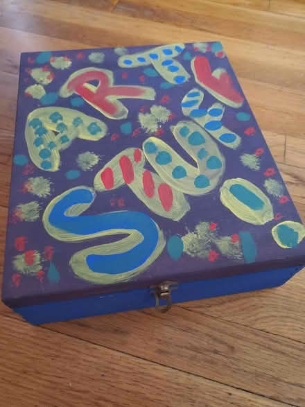 Photo of free Painted box (Lowell highlands) #1