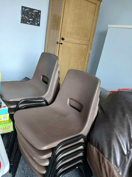 Photo of free 16 plastic chairs (Portobello EH15) #1