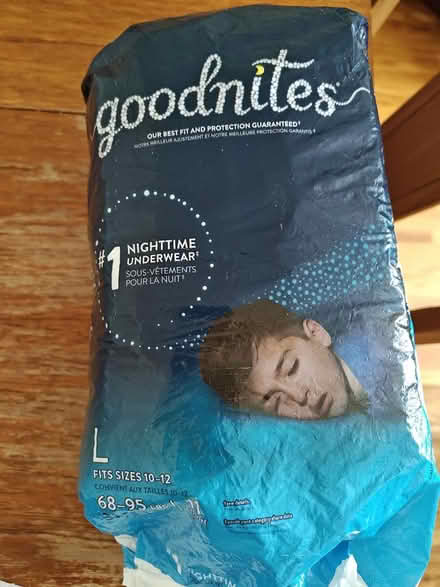 Photo of free Boys Goodnites Size Lg (Kitchener (Lancaster/Union)) #1