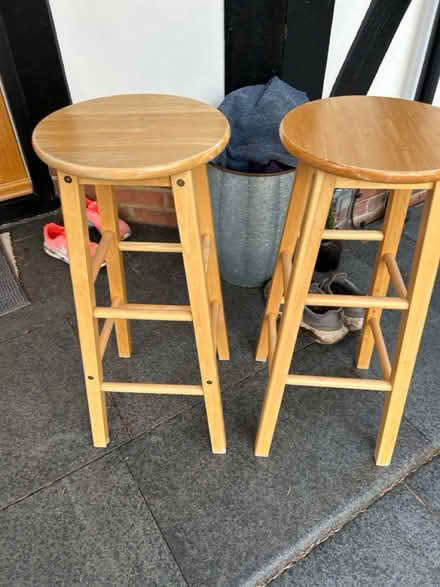 Photo of free 2 bar stools (Sevenoaks) #1