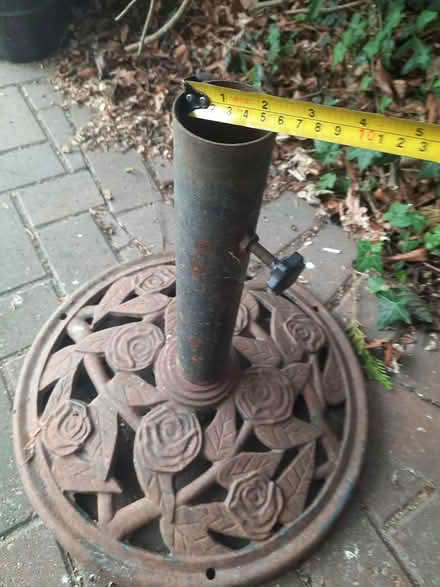 Photo of free Garden Parasol base (Tiptree CO5) #1