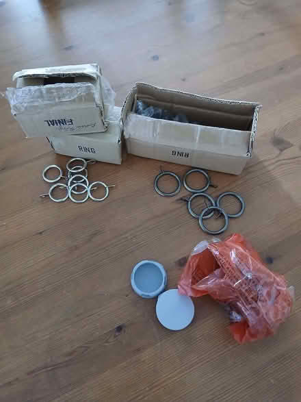 Photo of free Metal Curtain rings (Rydon Park EX2) #1