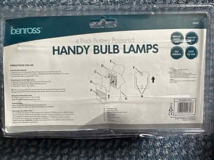 Photo of free 4 pack Handy Bulb lamps (Ashford TW15) #2