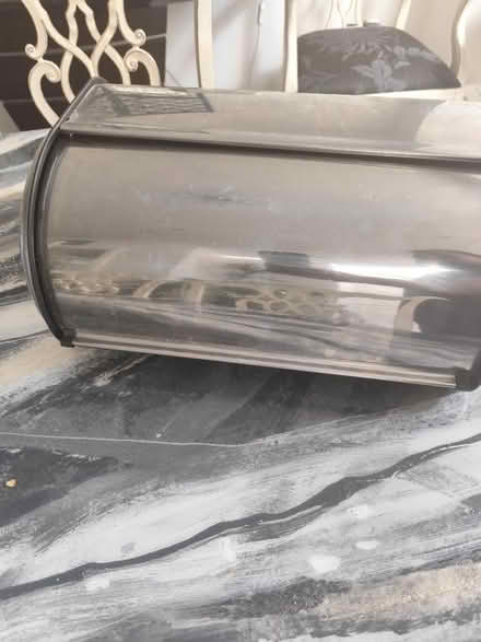 Photo of free Chrome bread bin (Temple Mills E10) #1