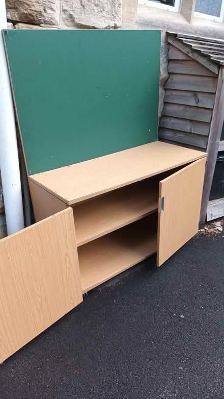Photo of free Cupboard with backboard ,and blackboard (Stroud GL5) #2