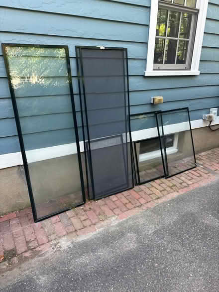 Photo of free Storm windows and screens (59 Larchwood Dr Cambridge MA) #1