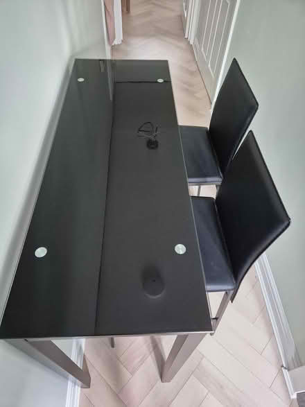 Photo of free Glass topped breakfast bar table (Stoke On Trent ST6 8GE) #2