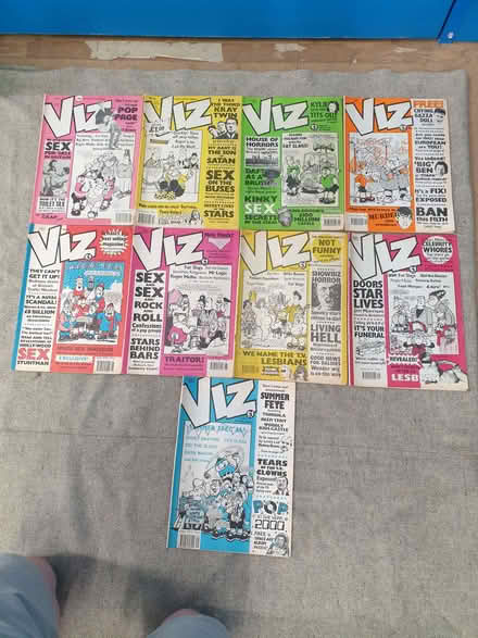 Photo of free 9 Viz Comics (Norton Canes WS11) #1