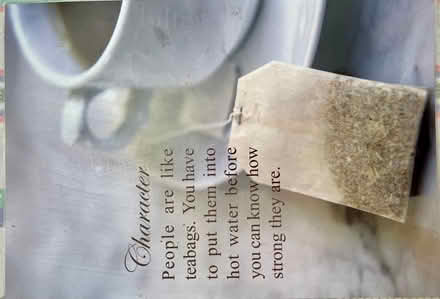 Photo of free Laminated Print With Text (ME9) #1