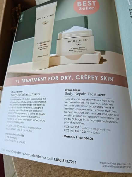 Photo of free The Body Firm Crepe Erase kit (Whitinsville, MA) #2