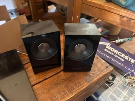Photo of free 7.1 dolby surround sound system for tv. 7 speakers plus sub (Perivale W5) #1