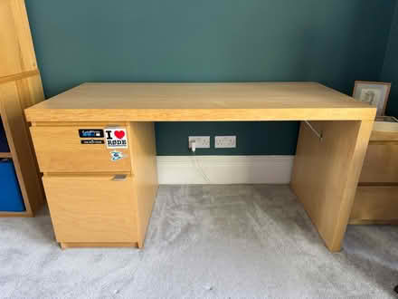 Photo of free Desk with drawer and cupboard (BS7) #2