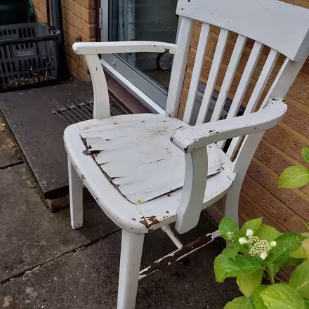 Photo of free Wooden carver chair in need of restoration (Fords Farm RG31) #2