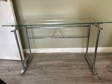 Photo of free Glass & metal table (White City W12) #1