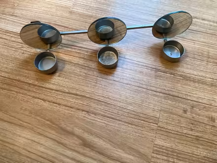 Photo of free Purple vase / mirror candle holder (Scaggsville) #4