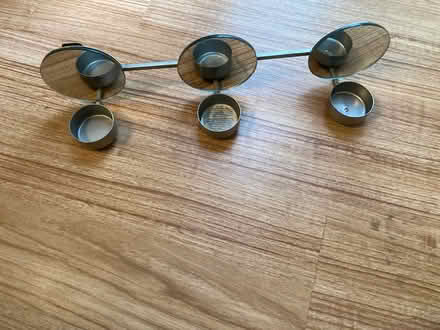 Photo of free Purple vase / mirror candle holder (Scaggsville) #4