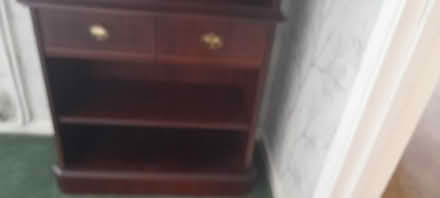 Photo of free Tall wood book shelf (South ham RG22) #3