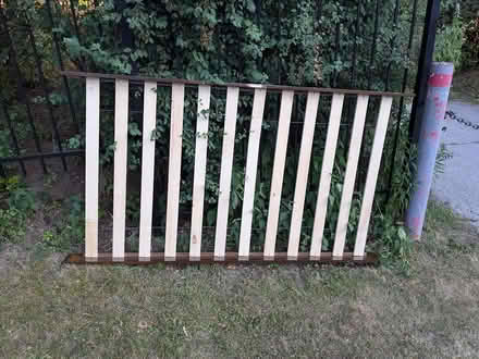 Photo of free Oak Twin Bed frame+boards (East York) #2
