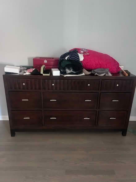 Photo of free Dark Wood Dresser (Jersey City, 07302) #1
