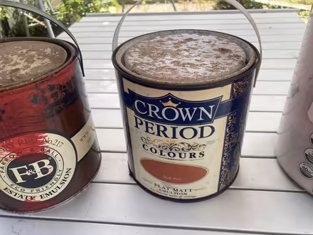 Photo of free Useable range of paint x 4 pots (different colours) (Wormingford CO8) #2