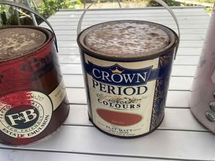Photo of free Useable range of paint x 4 pots (different colours) (Wormingford CO8) #2
