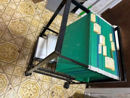 Photo of free Rolling hanging folder cart (Pinehurst) #1