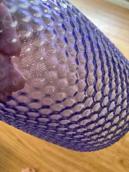Photo of free Purple vase / mirror candle holder (Scaggsville) #1
