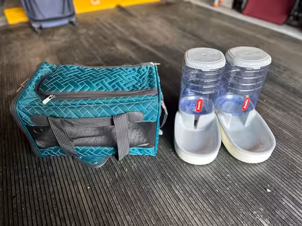 Photo of free Cat carrier and bowls (Ossining, NY) #1