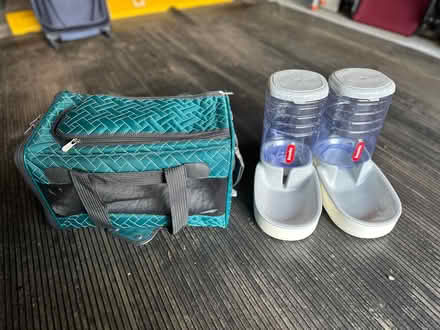 Photo of free Cat carrier and bowls (Ossining, NY) #1
