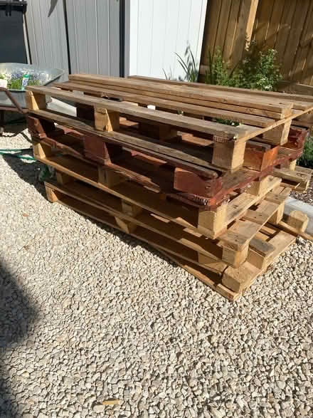 Photo of free Wooden pallets (Cainscross GL5) #1