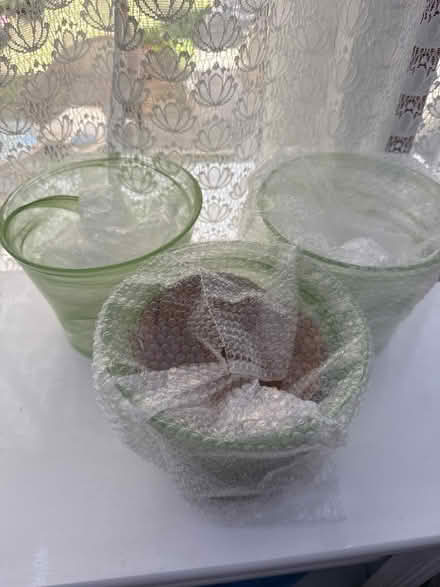 Photo of free Glass flower pots (New Malden) #2