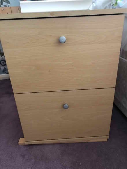 Photo of free 2 drawer filing cabinet (Wilstead MK45) #1