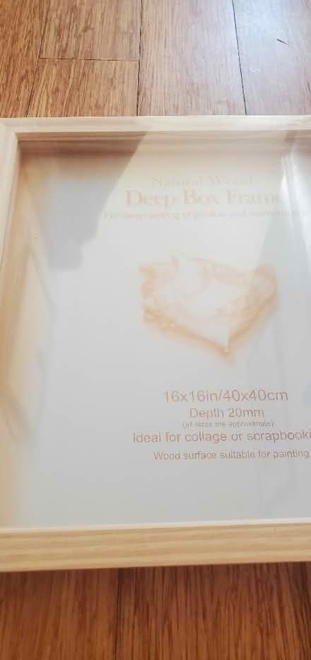 Photo of free Pine Box frame new 16x16in (Little Herberts GL53) #2