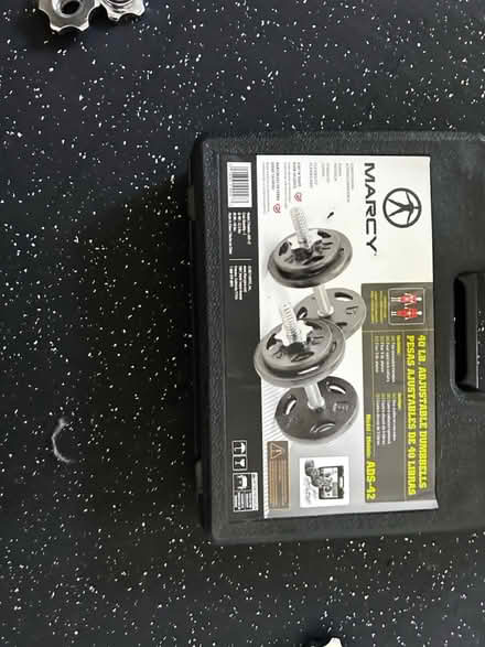 Photo of free 20 lb ea dumbbell set (Newport Beach CA) #1