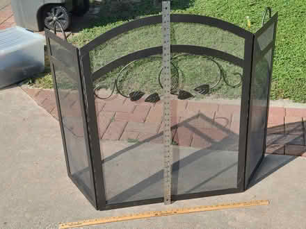 Photo of free Fireplace screen,cushions, decor (Allen near central) #3