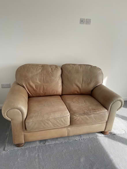 Photo of free Leather Sofa (Buxton SK17) #1
