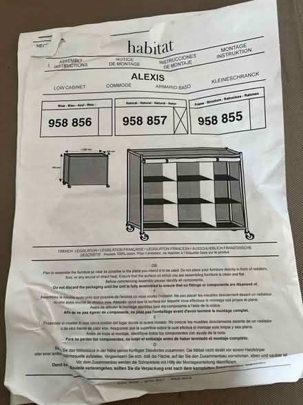 Photo of free Canvas storage cabinet for toys or clothes (Surrenden BN1) #1