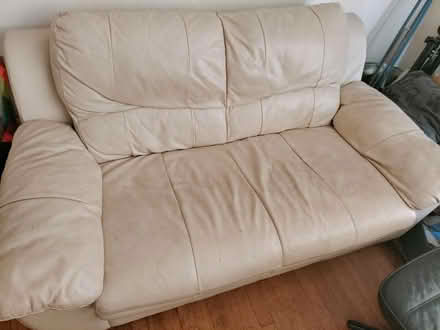 Photo of free Two seat cream dofa (Truro, Tresillian, TR2) #1
