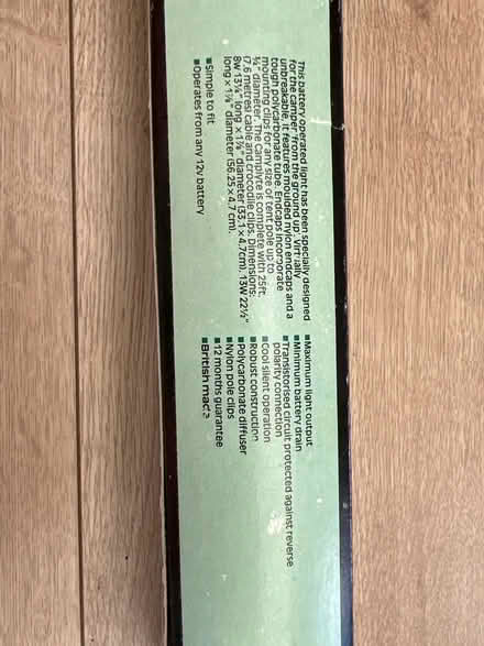 Photo of free camping strip light (Hollins BL9) #2