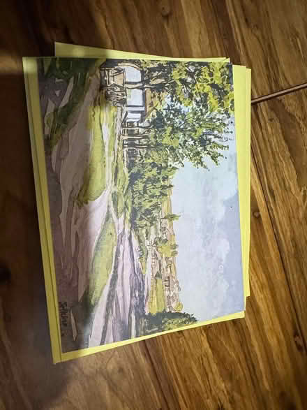 Photo of free Wood tray, note cards, metal rods (Columbia Heights) #2