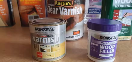 Photo of free Varnishes, Wood Dyes and fillers (Queensbury BD13 off Roper Lane) #3