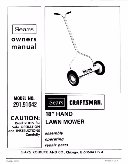 Photo of free Sears Craftsman Lawn Mower (El Cerrito) #2