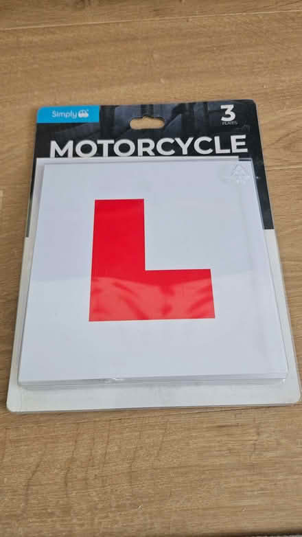 Photo of free L plates for motorbike (Hollingbury BN1) #1