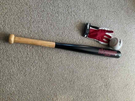 Photo of free Slogger baseball, mitt and ball (Greenhill DY10) #1