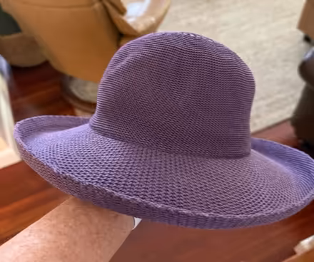 Photo of free Purple sun hat (Cupertino) #1