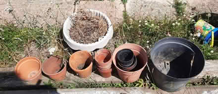 Photo of free Some odd flower pots (Woodley RG6) #1